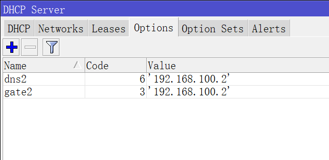 Mikrotik DHCP Options手动指定不同设备使用不同网关与 DNS旁路由 Mikrotik DHCP Options手动指定不同设备使用不同网关与 DNS旁路由