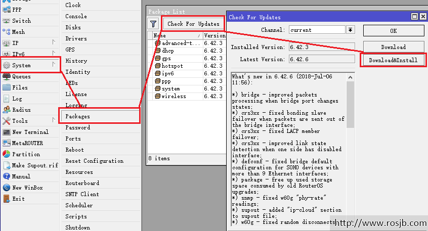 Mikrotik升级系统补丁漏洞