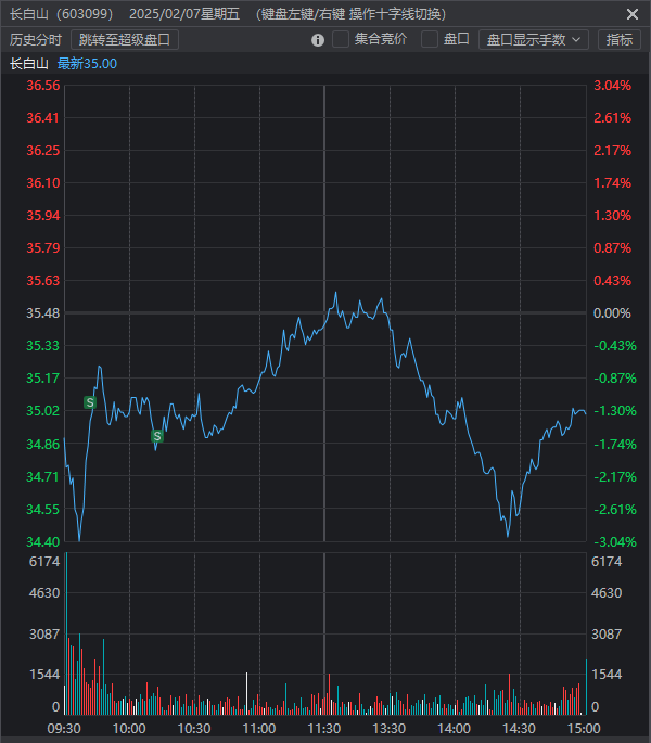 长白山亏损总结